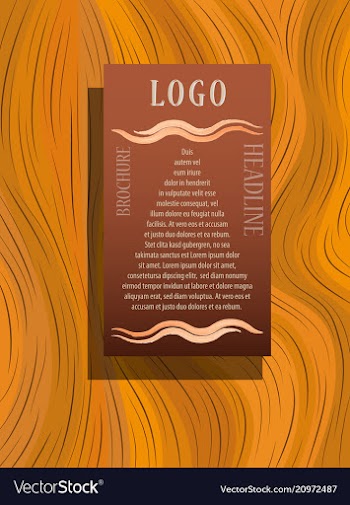 Abstract flyer design background brochure template vector image