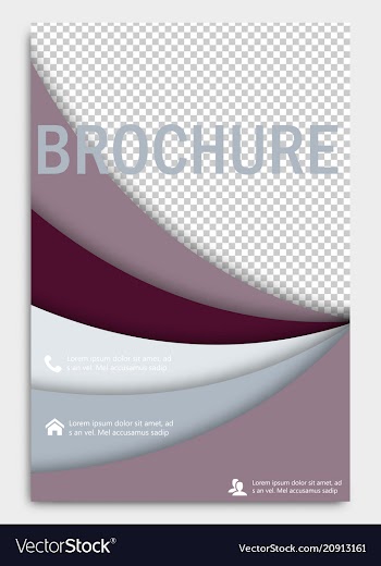 Abstract flyer design background brochure vector image