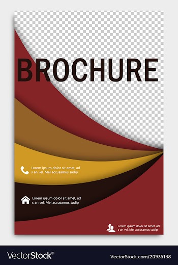 Abstract flyer design background brochure vector image
