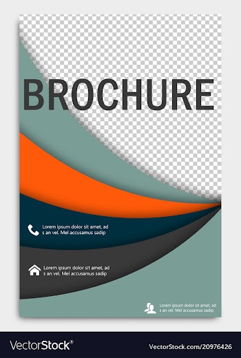 Abstract flyer design background brochure vector image