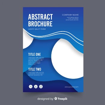 Abstract flyer template