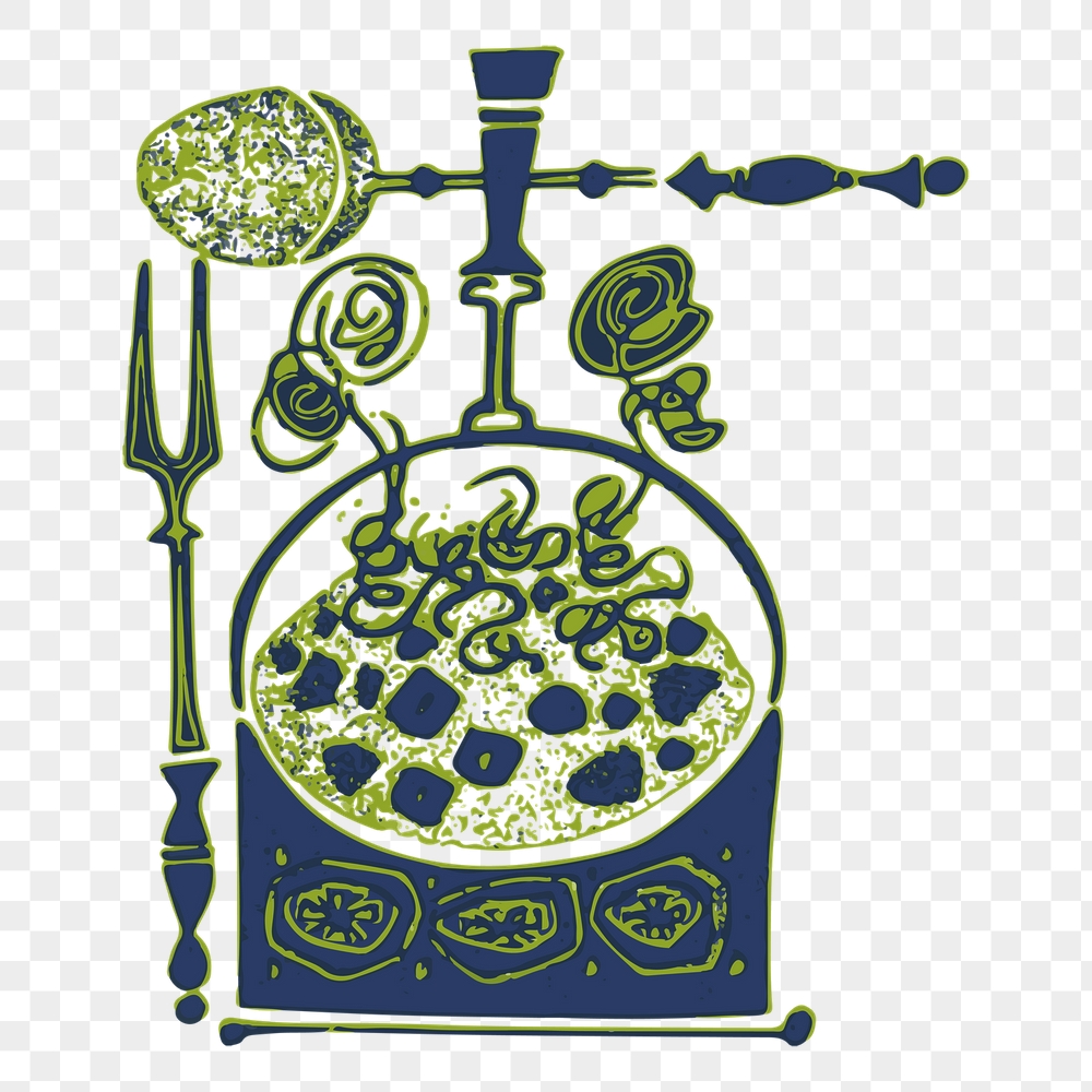Abstract food png sticker, green | Free PNG - rawpixel