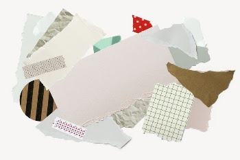 Abstract frame background, ripped paper | Free PSD - rawpixel