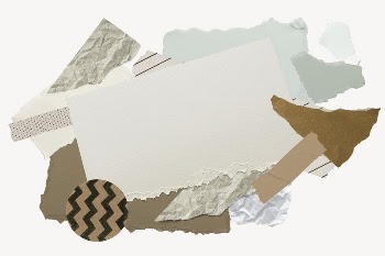Abstract frame background, ripped paper | Free PSD - rawpixel