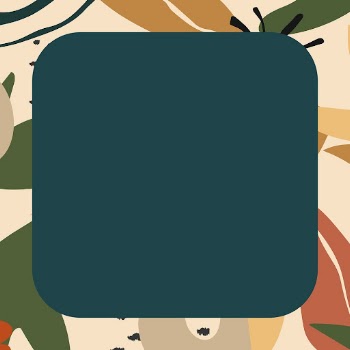 Abstract frame background, tropical green | Free Vector - rawpixel