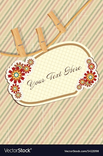 Abstract frame vector image