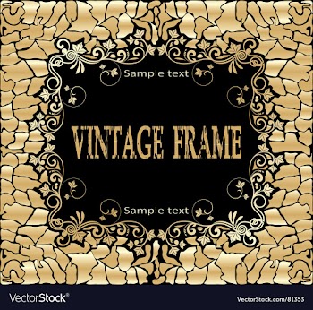 Abstract frame vector image