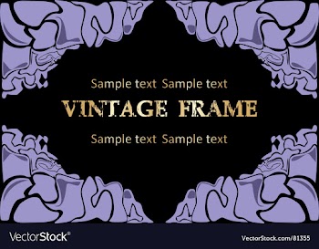 Abstract frame vector image