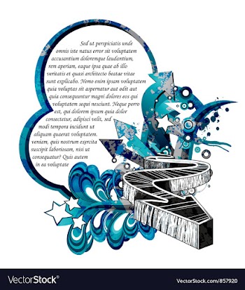 Abstract frame vector image