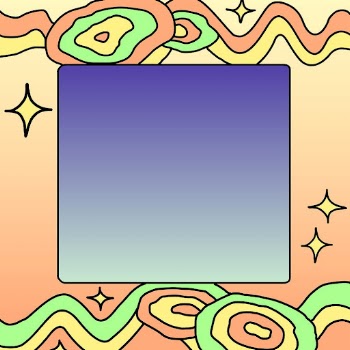 Abstract funky frame, doodle bumpy | Free Vector - rawpixel