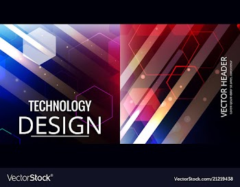 Abstract futuristic board high computer vector image