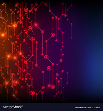 Abstract futuristic board high computer vector image