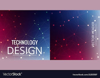 Abstract futuristic board high computer vector image