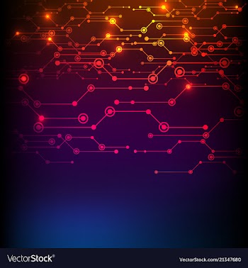 Abstract futuristic board high computer vector image