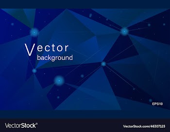 abstract futuristic molecule background