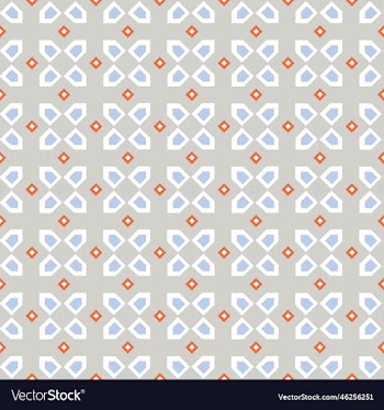 abstract geoetric line seamless white pattern