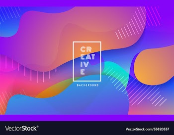 abstract geometric background fluid shape