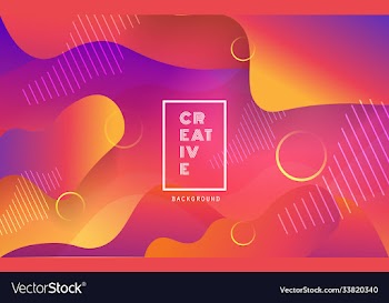 abstract geometric background fluid shape