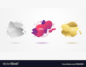 abstract geometric background fluid shape