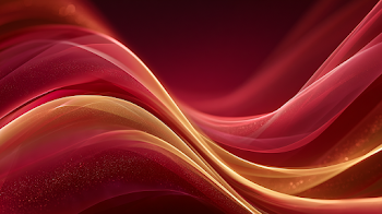 Abstract Geometric Background with Golden Curves