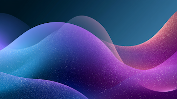Abstract Geometric Background with Halftone Waves