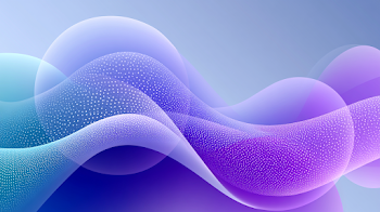 Abstract Geometric Background with Halftone Waves