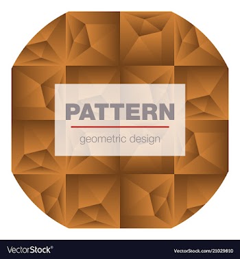 Abstract geometric background with polygons info vector image