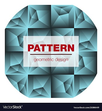 Abstract geometric background with polygons info vector image