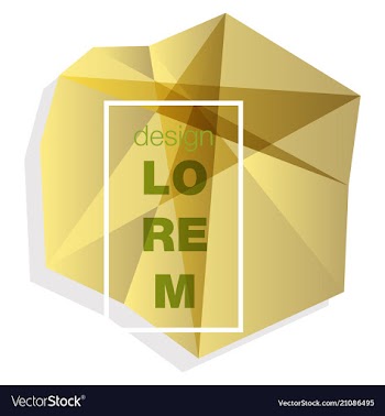 Abstract geometric background with polygons info vector image