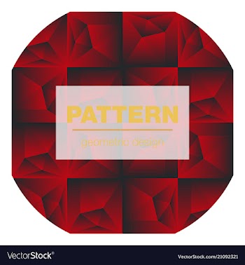 Abstract geometric background with polygons info vector image