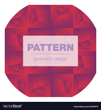 Abstract geometric background with polygons info vector image