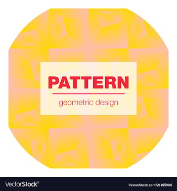 Abstract geometric background with polygons info vector image