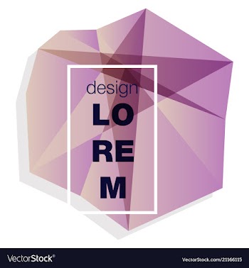 Abstract geometric background with polygons info vector image