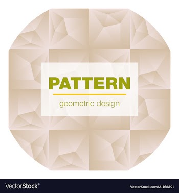 Abstract geometric background with polygons info vector image