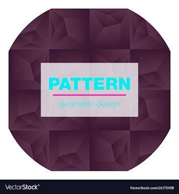 Abstract geometric background with polygons info vector image