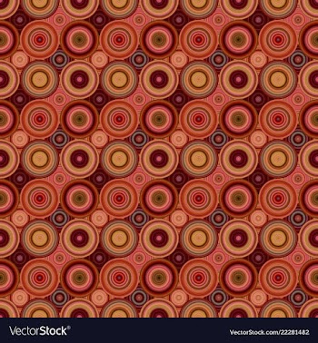 Abstract geometric concentric circle pattern vector image