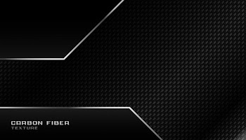 Abstract geometric dark carbon fiber background Free Vector