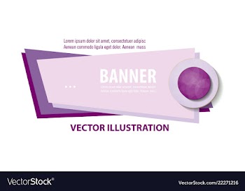 Abstract geometric design banner web template vector image