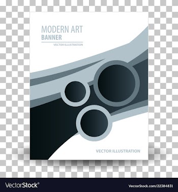 Abstract geometric design banner web template vector image