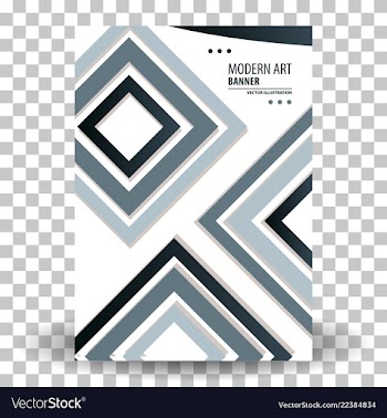 Abstract geometric design banner web template vector image