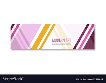 Abstract geometric design banner web template vector image
