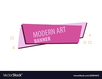 Abstract geometric design banner web template vector image
