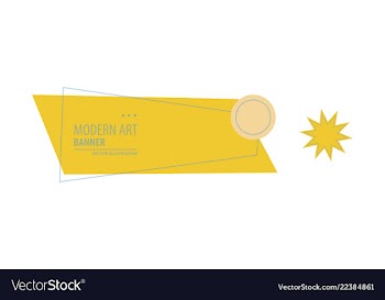 Abstract geometric design banner web template vector image