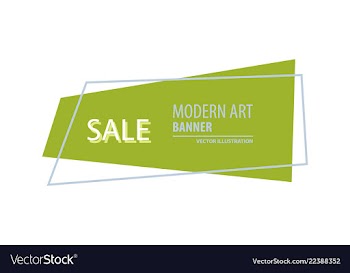 Abstract geometric design banner web template vector image