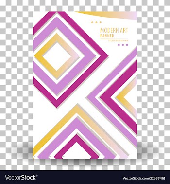 Abstract geometric design banner web template vector image