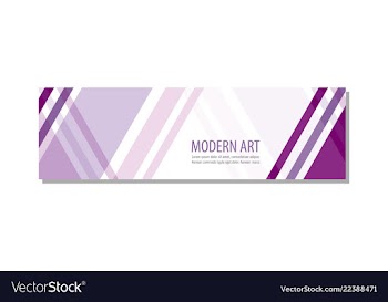 Abstract geometric design banner web template vector image