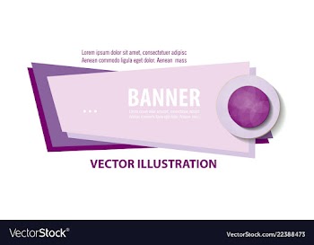 Abstract geometric design banner web template vector image