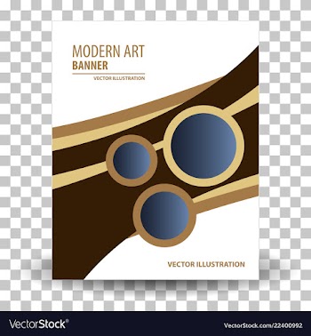 Abstract geometric design banner web template vector image