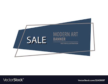 Abstract geometric design banner web template vector image