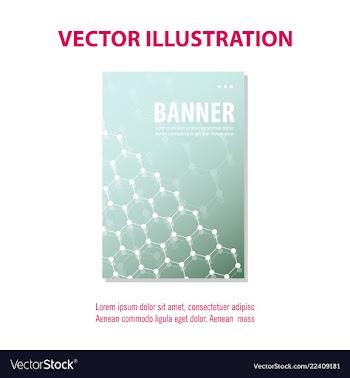 Abstract geometric design banner web template vector image